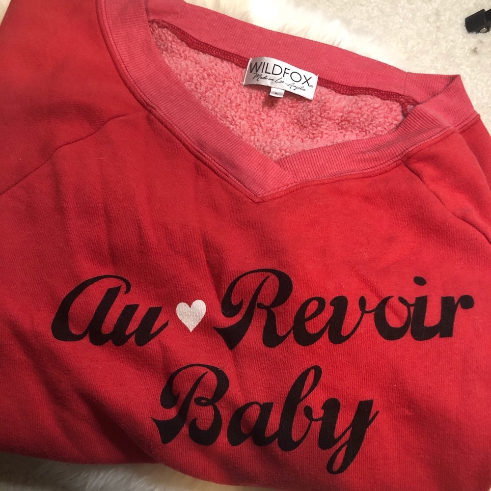 Wildfox Au Revoir Baby Sweatshirt - Picture 2 of 6
